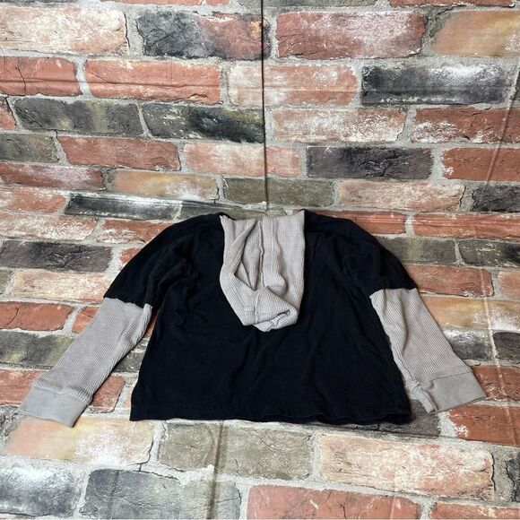 5 forĀ $25š„U.S. PoloāAssn. Grey Long Sleeve Hooded T-Shirt Sizeā5/6 - Picture 3 of 4